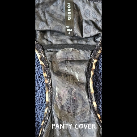 TORRID Retro Chic Cheetah Print Underwire Swim Top & High Rise Ruched Breifs 3X - Picture 9 of 16